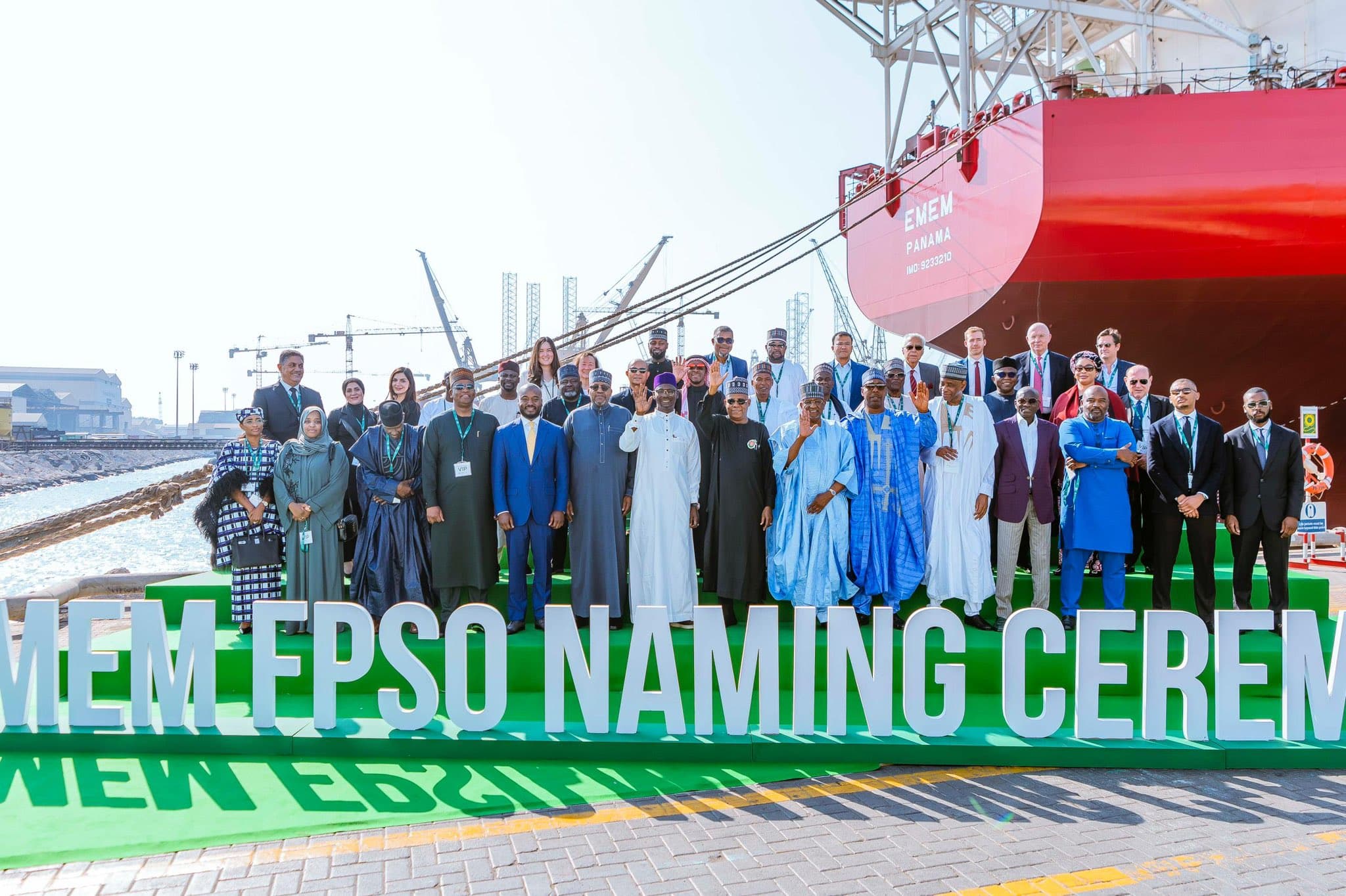 Oil Output to Rise as VP Inaugurates $315m FPSO in Dubai