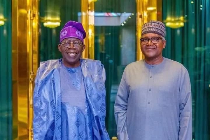 Dangote Halts Loading as Tinubu Visits Refinery