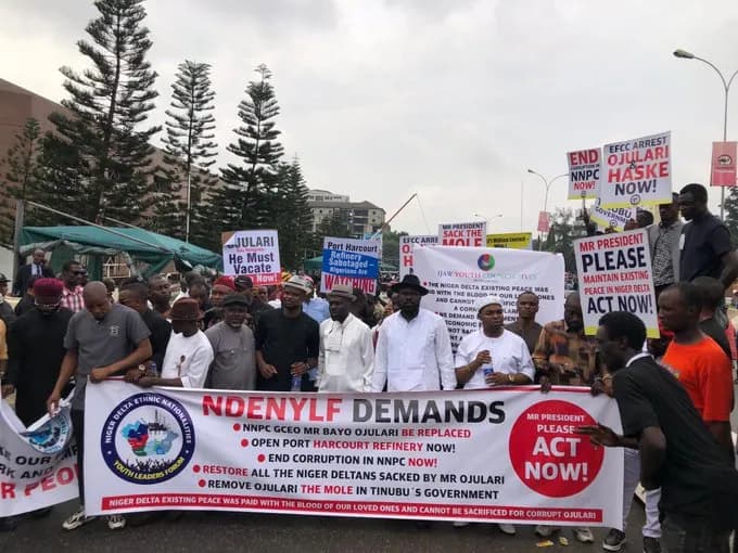 Niger Delta Youths Storm NNPCL HQ, Seek GCEO’s Exit