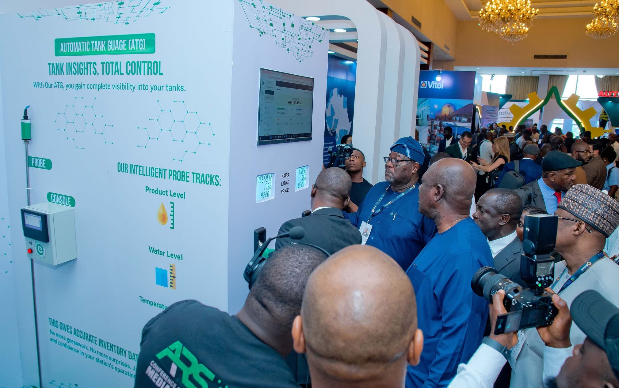 Delegates on the OTL Africa exhibition floor