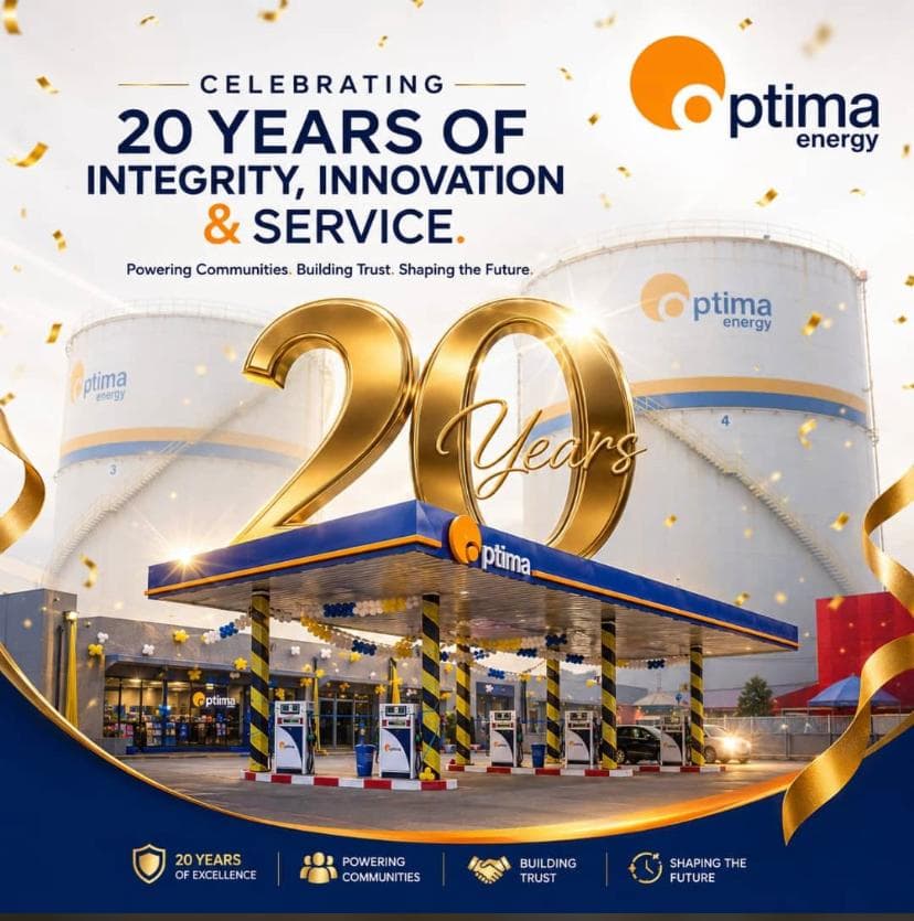 Optima Energy Resources Celebrates 20 Years of Powering Nigeria's Downstream Sector