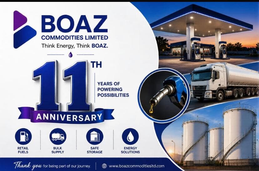 BOAZ Commodities Celebrates 11 Years in the Downstream Petroleum Market