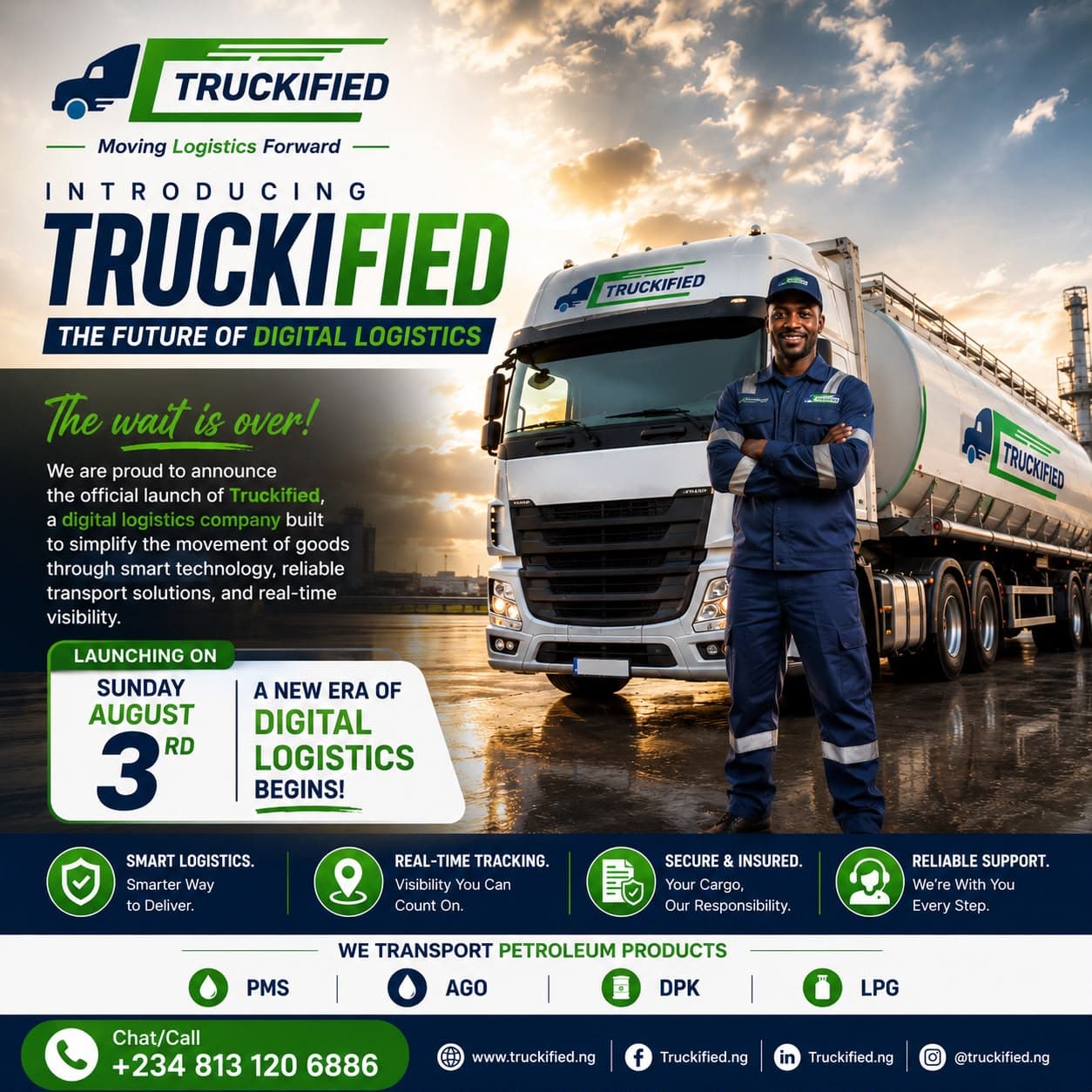 Truckified to Launch Digital Petroleum Logistics Platform on the 3rd August 2026